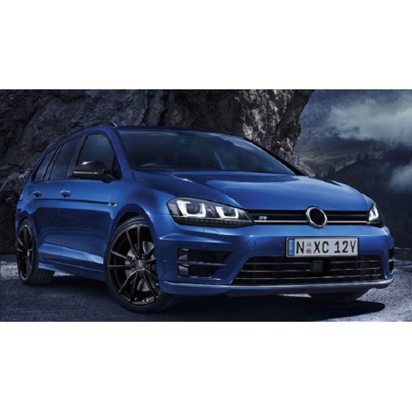 Phares avant Light Bar En Double U + Clignotant Séquentiel - VW Golf 7 De 2013 - 2017