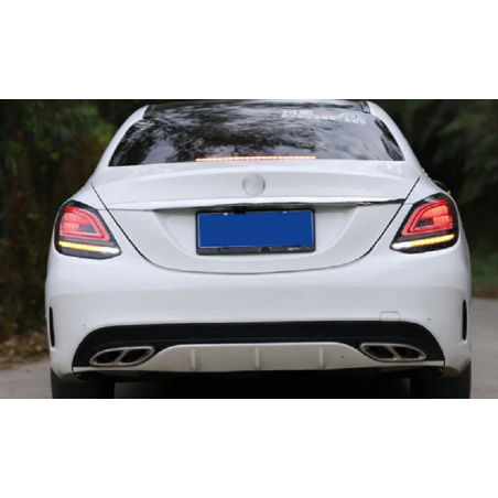 Feux Arrières Light Bar + Clignotant Séquentiel - Mercedes Classe C W205 De 2015 - 2021
