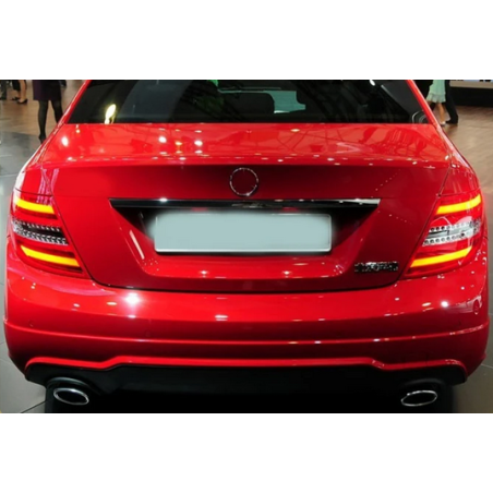 Feux Arrières Light Bar + Clignotant Led - Mercedes Classe C W204 De 2007 - 2014