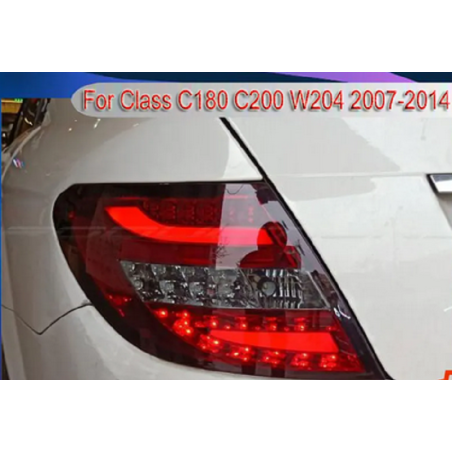 Feux Arrières Light Bar + Clignotant Led - Mercedes Classe C W204 De 2007 - 2014