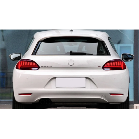 Feux Arrières Light Bar Rouge + Clignotant Séquentiel - VW Scirocco De 2009 - 2014