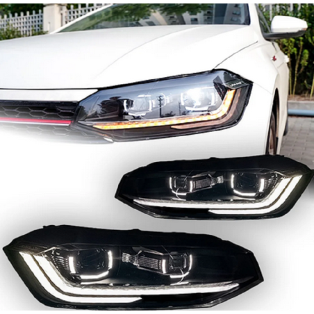 Phares avant Light Bar + Clignotant Séquentiel - VW Polo De 2017 - 2021