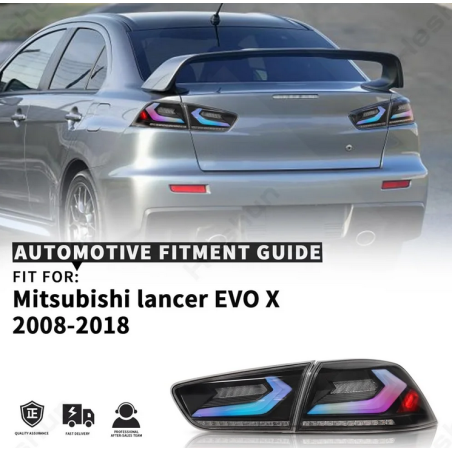 Feux Arrières Light Bar + Clignotant Séquentiel - Mitsubishi Lancer De 2008 - 2018