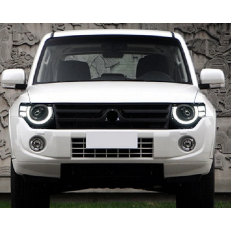 Phares Avant Light Bar Full Led + Clignotant Séquentiel - Mitsubishi Pajero V97 De 2006 - 2021