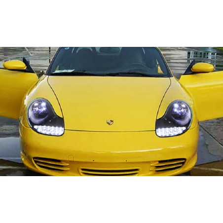 Phares Avant Light Bar Full Led + Clignotant à Led - Porsche 986 De 1997 - 2002