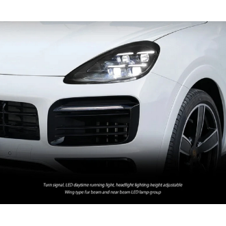 Phares Avant En Full Led + Clignotant Light Bar - Porsche...