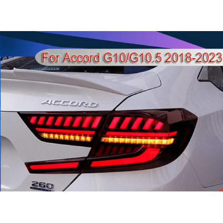 Feux Arrières Light Bar Animé + Clignotant Séquentiel - Honda Accord De 2018 - 2023