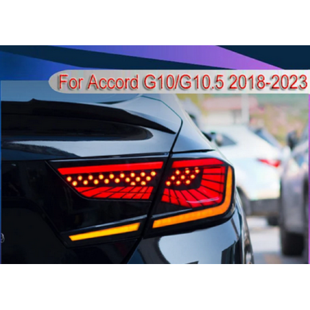 Feux Arrières Light Bar Animé + Clignotant Séquentiel - Honda Accord De 2018 - 2023