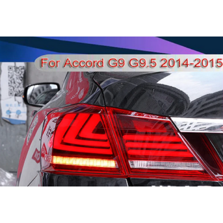 Feux Arrières Light Bar Animé + Clignotant Séquentiel - Honda Accord De 2014 - 2015