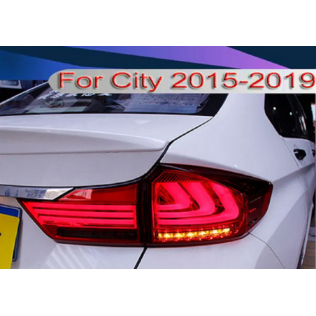 Feux Arrières Light Bar + Clignotant Séquentiel - Honda City De 2015 - 2019