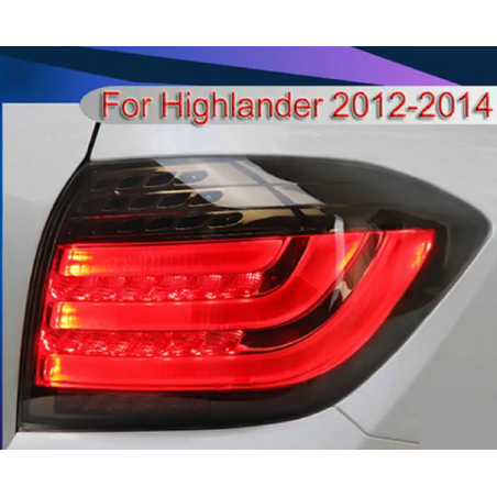Feux Arrières Light Bar + Clignotant Led - Toyota HighLander De 2012 - 2014