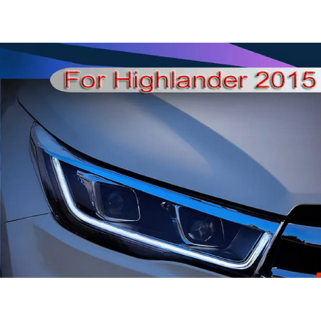 Phares avant Light Bar + Clignotant Led - Toyota HighLander De 2015 - 2017