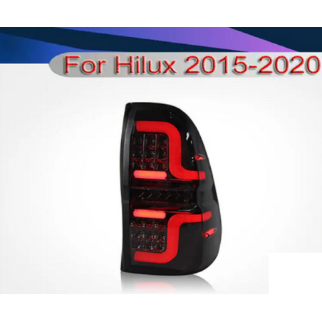 Feux Arrières Light Bar Animé + Clignotant Séquentiel - Toyota Hilux De 2015 - 2020