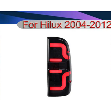 Feux Arrières Light Bar Animé + Clignotant Séquentiel - Toyota Hilux De 2004 - 2012