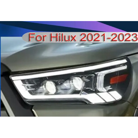 Phares avant Light Bar Animé + Clignotant Séquentiel - Toyota Hilux De 2021 - 2023