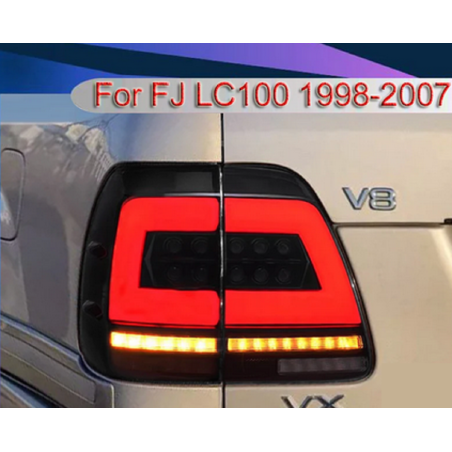 Feux Arrières Light Bar + Clignotant Séquentiel - Toyota Land Cruiser De 1998 - 2007