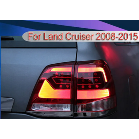 Feux Arrières Light Bar + Clignotant Halogène - Toyota Land Cruiser De 2008 - 2015