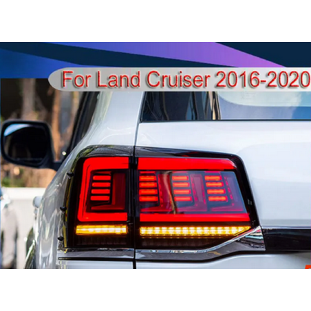 Feux Arrières Light Bar Animé + Clignotant Séquentiel - Toyota Land Cruiser De 2016 - 2020