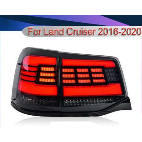Feux Arrières Light Bar Animé + Clignotant Séquentiel - Toyota Land Cruiser De 2016 - 2020