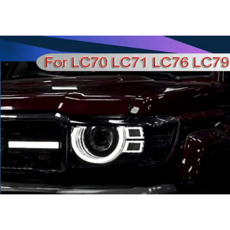 Phares avant Light Bar + Clignotant Led - Toyota Land Cruiser LC70-LC71-LC76-LC79 De 1971 - 1975