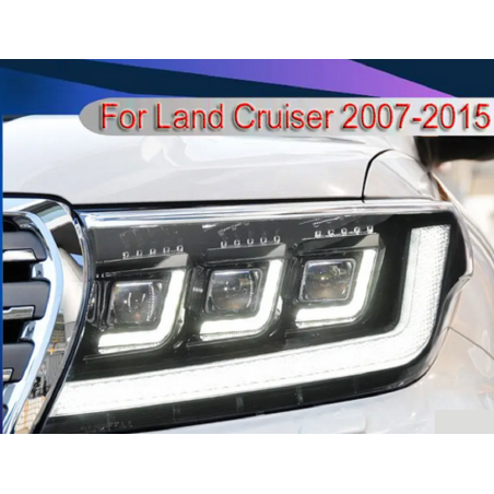 Phares avant Light Bar Animé + Clignotant Séquentiel - Toyota Land Cruiser De 2007 - 2015