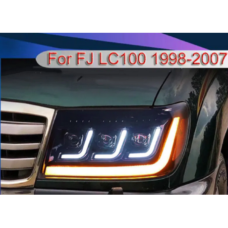 Phares avant Light Bar + Clignotant Séquentiel - Toyota Land Cruiser LC10 De 1998 - 2007