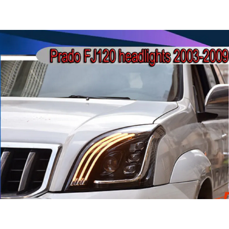 Phares avant Light Bar + Clignotant Séquentiel - Toyota Land Cruiser FJ120 De 2003 - 2009