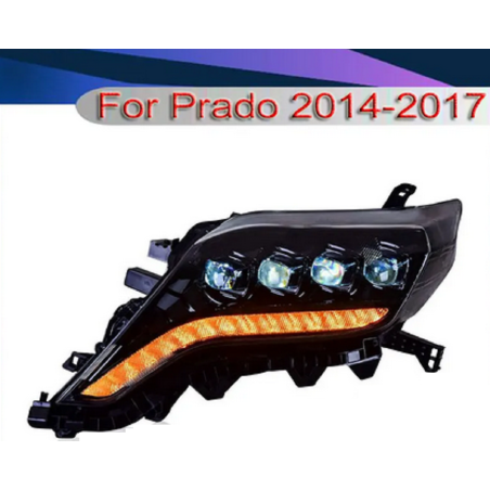 Phares avant Light Bar + Clignotant Séquentiel - Toyota Land Cruiser Prado De 2014 - 2017