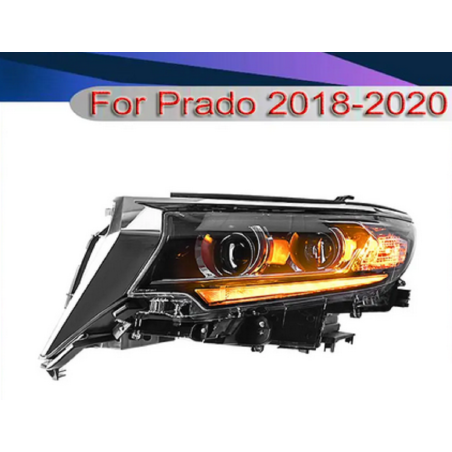 Phares avant Light Bar + Clignotant Séquentiel - Toyota Land Cruiser Prado De 2018 - 2020