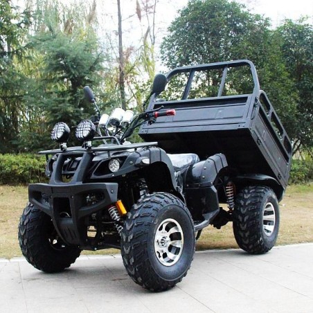 Quad Benne Gazoline ATV Avec Benne de 250 CC 4 Temps refroidissement Par Eau 4X4