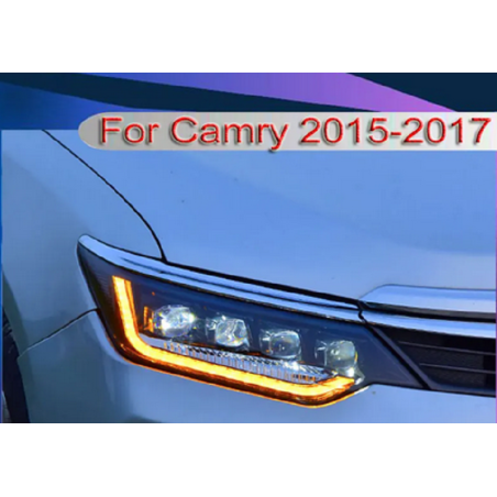 Phares avant Light Bar + Clignotant Séquentiel - Toyota Camry De 2015 - 2017