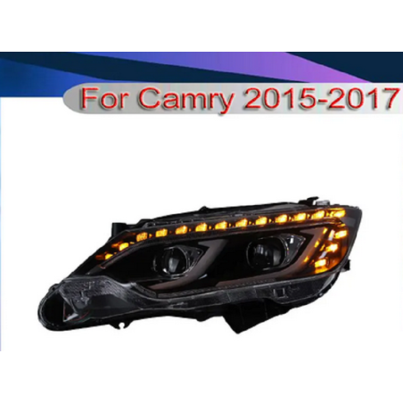 Phares avant Light Bar + Clignotant Séquentiel - Toyota Camry De 2015 - 2017