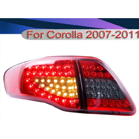 Feux Arrières Light Bar + Clignotant Led - Toyota Corolla De 2007 - 2011
