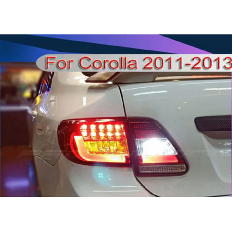 Feux Arrières Light Bar + Clignotant Led - Toyota Corolla De 2011 - 2013