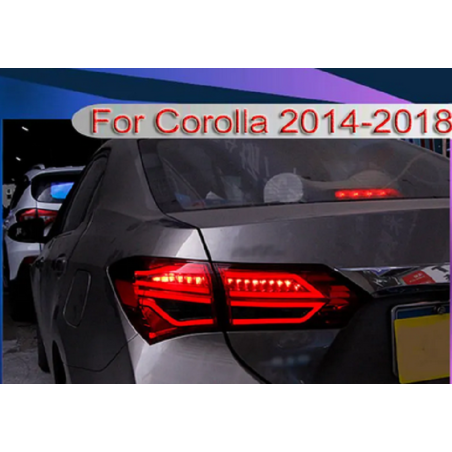 Feux Arrières Light Bar + Clignotant Led - Toyota Corolla De 2014 - 2018