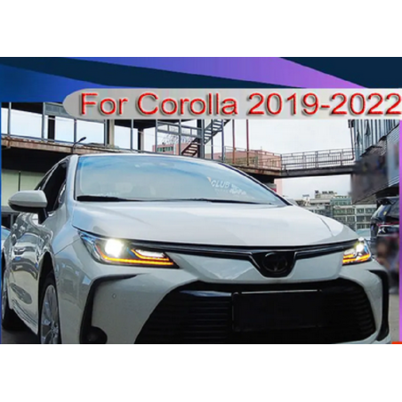 Phares avant Light Bar + Clignotant Séquentiel - Toyota Corolla De 2019 - 2022