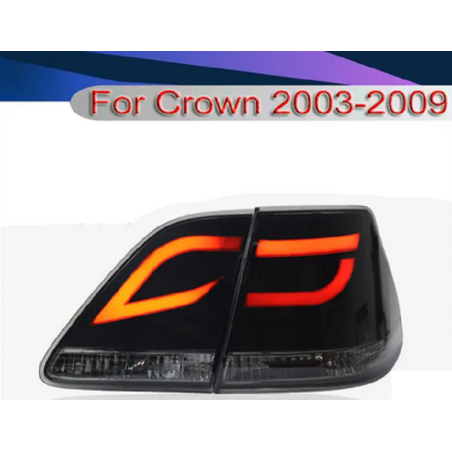 Feux Arrières Light Bar + Clignotant Halogènel - Toyota Crown De 2003 - 2009