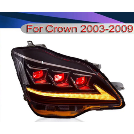 Phares avant Light Bar + Clignotant Séquentiel - Toyota Crown De 2003 - 2009