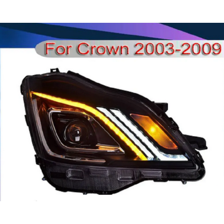 Phares avant Light Bar + Clignotant Séquentiel - Toyota Crown De 2003 - 2009
