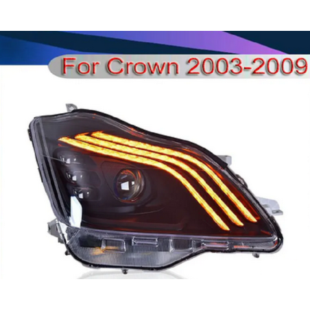 Phares avant Light Bar + Clignotant Séquentiel - Toyota Crown De 2003 - 2009
