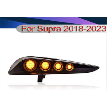Feux Arrières Light Bar Animé + Clignotant Séquentiel - Toyota Supra De 2018 - 2023