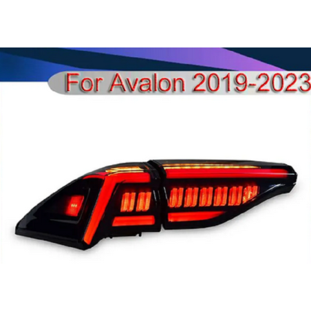 Feux Arrières Light Bar Animé + Clignotant Séquentiel - Toyota Avalon De 2019 - 2023