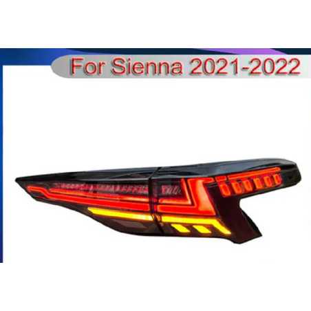 Feux Arrières Light Bar + Clignotant Séquentiel - Toyota Sienna De 2021 - 2022