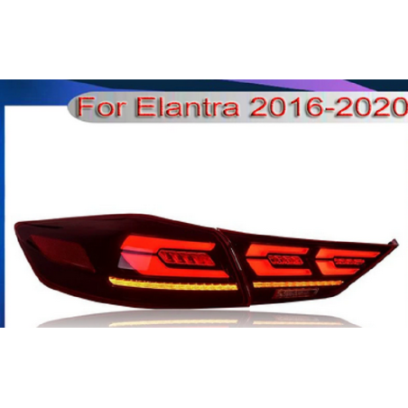 Feux Arrières Light Bar + Clignotant Séquentiel - Hyundai Elantra De 2016 - 2020