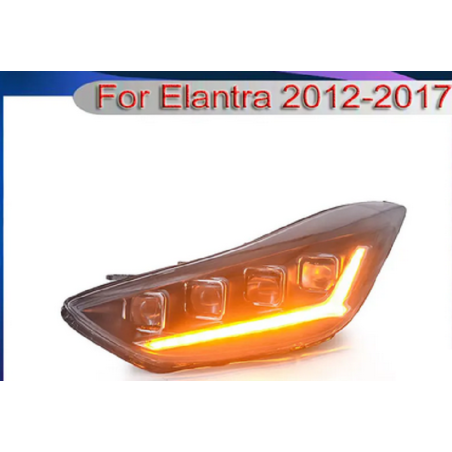 Phares avant Light Bar + Clignotant Séquentiel - Hyundai Elantra De 2012 - 2017