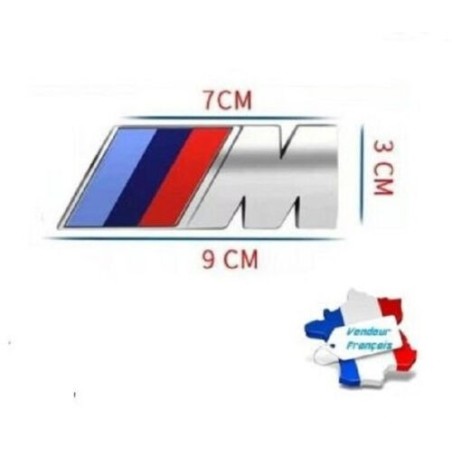 Emblème Chrome 3D BMW M3