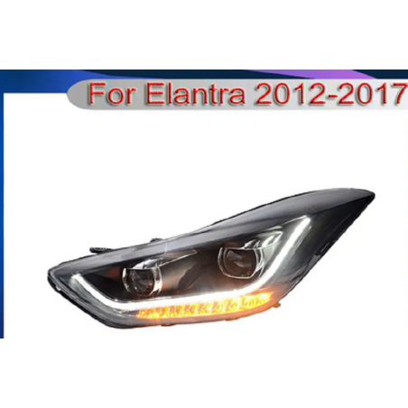 Phares avant Light Bar + Clignotant Séquentiel - Hyundai Elantra De 2012 - 2017