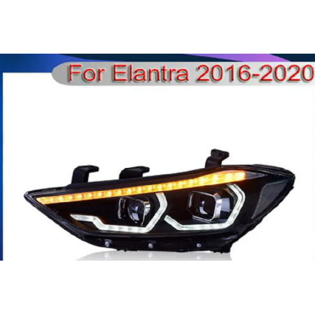 Phares avant Light Bar + Clignotant Séquentiel - Hyundai Elantra De 2016 - 2020