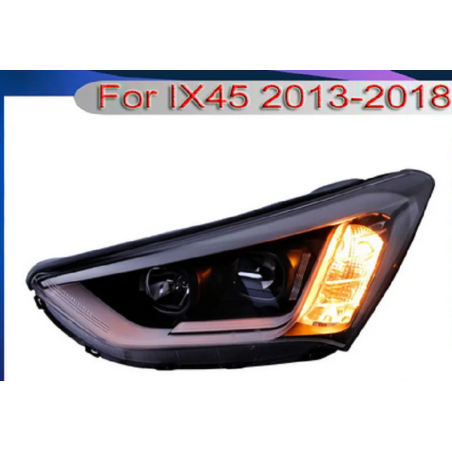 Phares avant Light Bar + Clignotant Led - Hyundai IX45 De 2013 - 2018