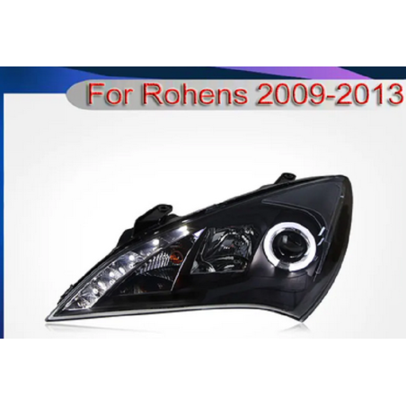 Phares avant Angels Et Devils Eyes + Clignotant Led - Hyundai Rohens De 2009 - 2013